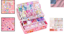 Load image into Gallery viewer, Fun and Educational Goo Card Sticker Kit for Creative Girls - 10.62" x 6.69"