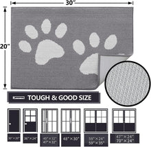 Load image into Gallery viewer, Absorbent Dog Door Mat for Muddy Paws - Non-Slip &amp; Machine Washable 40x32