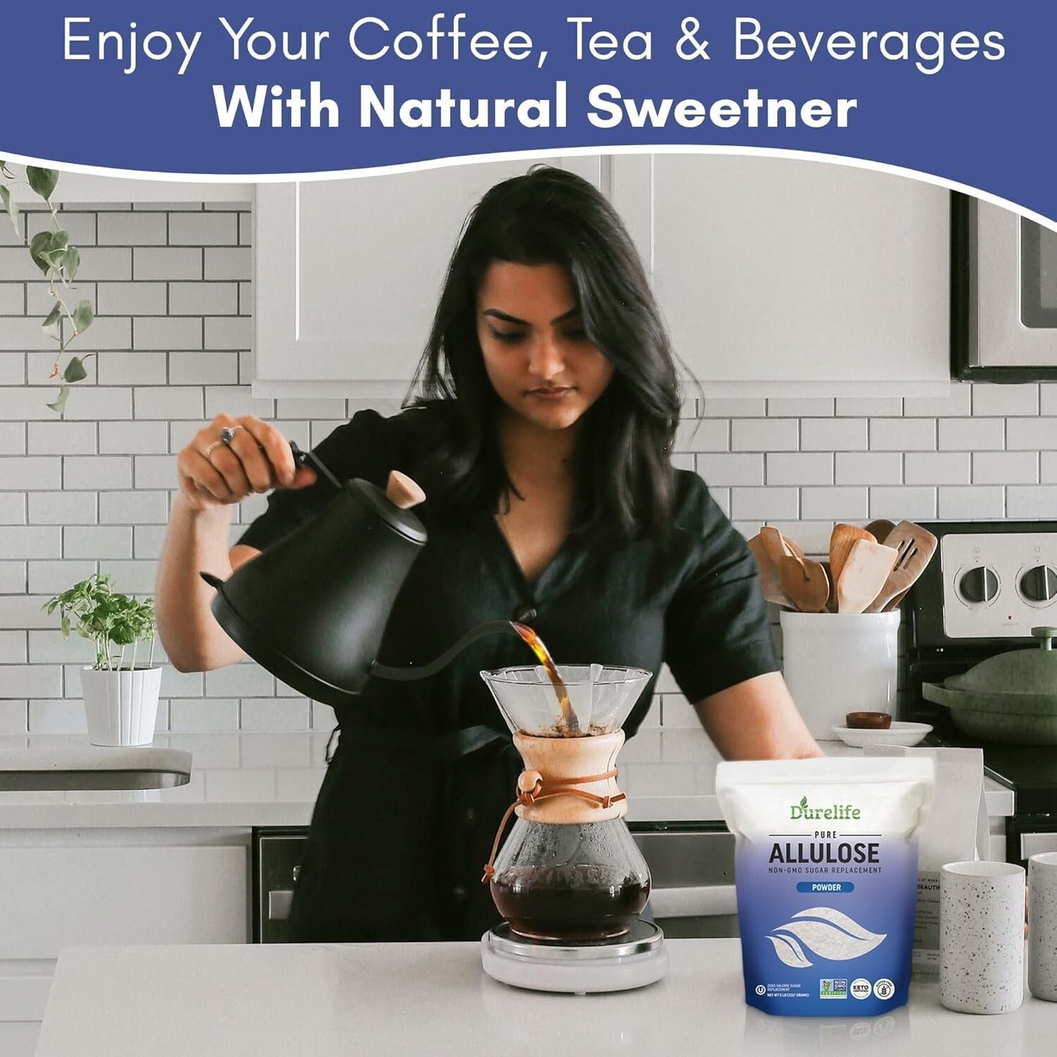 100% Pure Keto Friendly Allulose Sweetener - 10 lb, Natural Flavor, NO Fillers