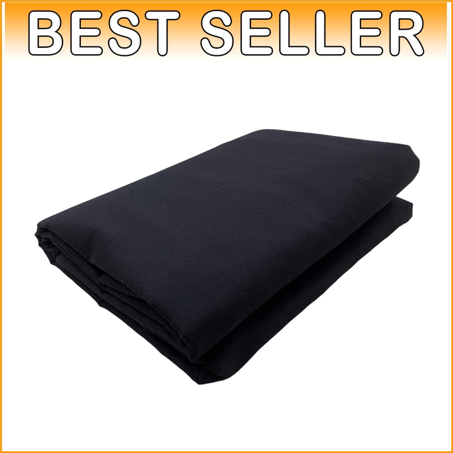 Medium Weight Black Muslin Fabric - 10 Yards, Ideal for Quilting and Draping