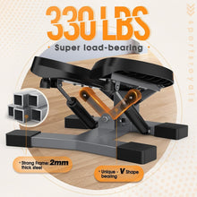 Load image into Gallery viewer, Stair Exercise Machine w/ LED Monitor &amp; Hydraulic System - 330lbs Weight Limit