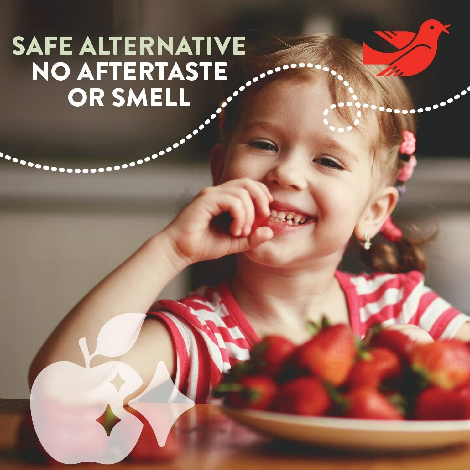 Eco-Friendly 34 oz Produce Wash Spray - Fresh Citrus Vegan Cleaner, 6-Pack