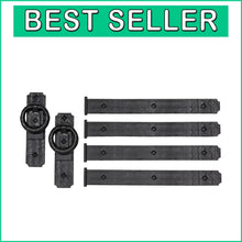 Load image into Gallery viewer, Stylish Magnetic Garage Door Hardware - Rustic 6-Piece Set with Handles &amp; Hinges