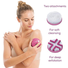 Load image into Gallery viewer, Cordless Electric Body Scrubber - Waterproof and Rechargeable Exfoliating Brush