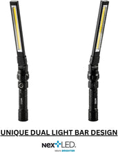 Load image into Gallery viewer, Heavy Duty LED Magnetic Work Light 600x2 Lumens - Rechargeable &amp; Water-Resistant