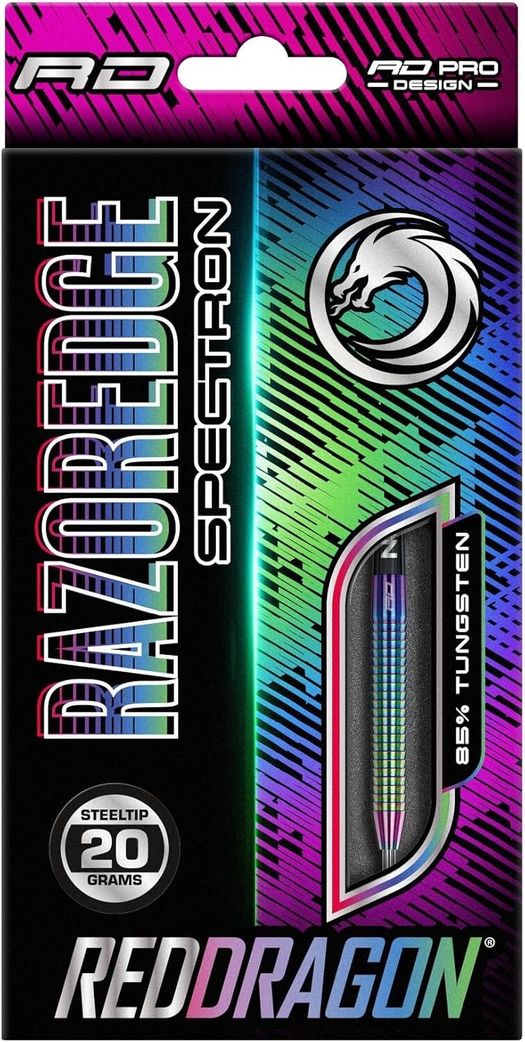 High-Performance 85% Tungsten Darts with Flights & Shafts - Multi-Coloured Style
