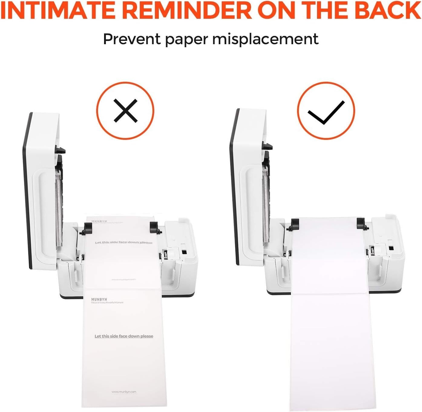 Durable 4x6 Direct Thermal Labels - 1000 Pack, Easy Peel and Smudge-Resistant