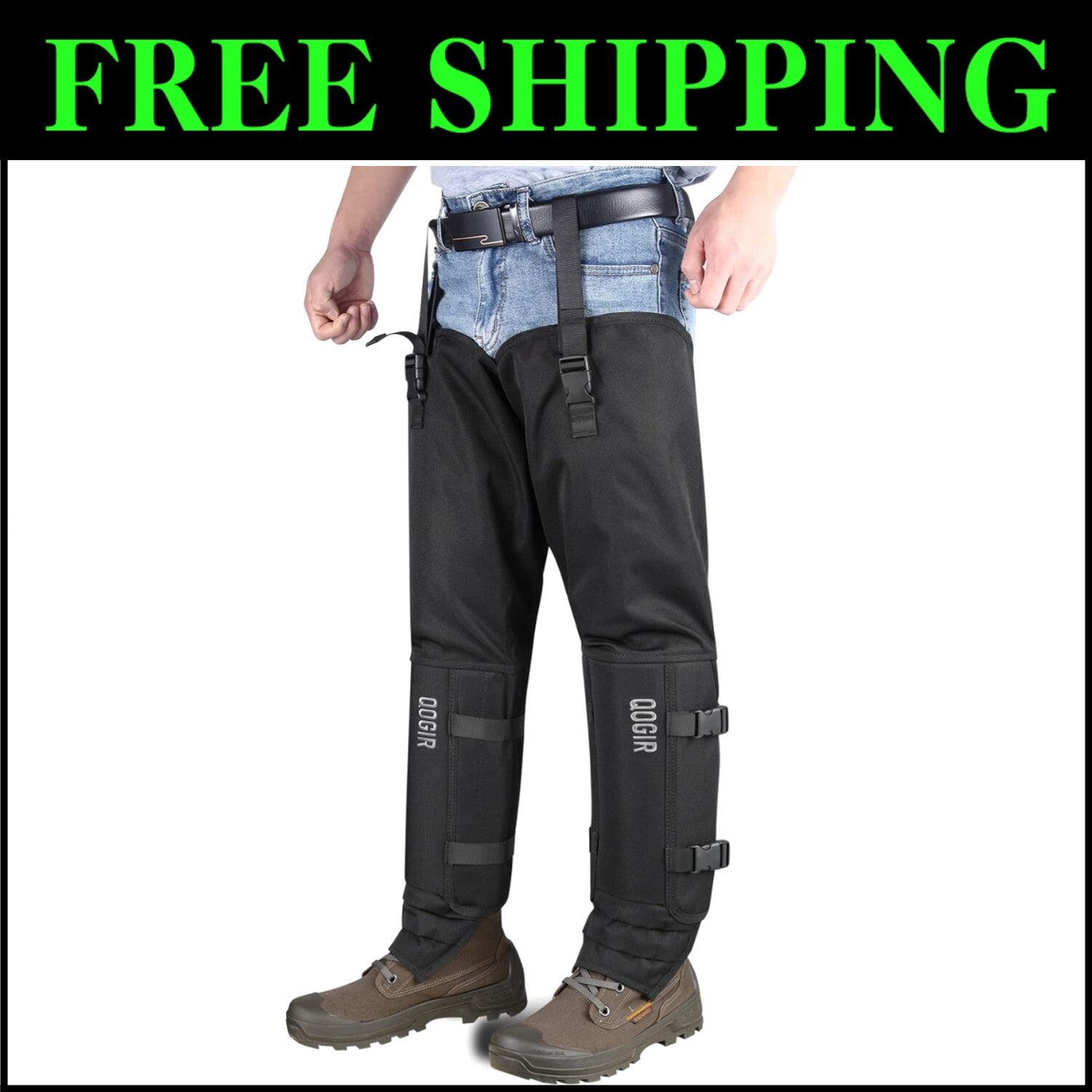 One Size Fits All Snake Chaps with Waterproof Protection for Outdoor Safety