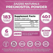 Load image into Gallery viewer, All-Natural Vegan Fertility Support Powder - PREGNOSITOL, 16.62 oz, 183 Servings