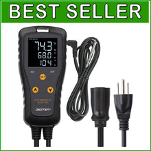 Load image into Gallery viewer, Easy-Use Digital Thermostat Outlet - Ideal for Brewing, Aquariums &amp; Greenhouses