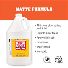 Load image into Gallery viewer, All-in-One Crafting Solution: Water-Based Glue, Sealer &amp; Matte Finish, 128 Fl Oz
