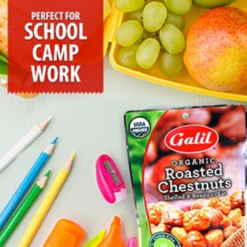 Ready-to-Eat Organic Chestnuts - 24 Bags, Non-GMO, Perfect for Baking & Snacking