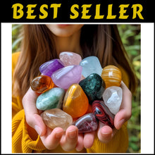 Load image into Gallery viewer, Extra Large Polished Stone Set: 25 Mixed Gemstones for Reiki &amp; Chakra Balancing