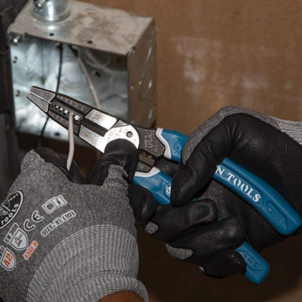 Versatile Wire Stripper, Cutter & Crimper Tool for 8-20 AWG Wire - Made in USA