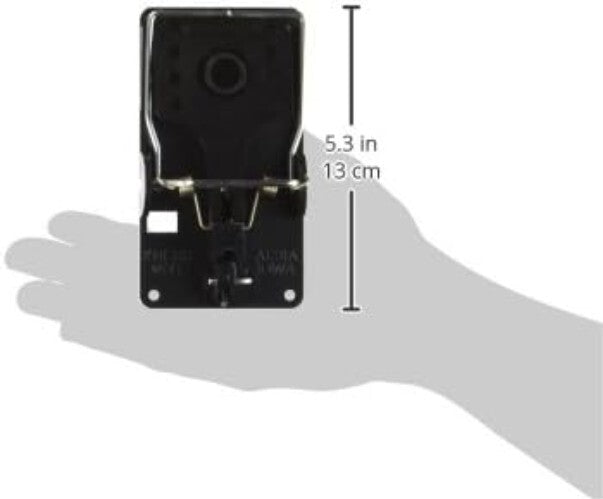 Classic Black Snap Rat Traps - 6 Pack for Effortless and Clean Trapping