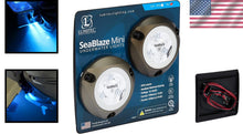 Load image into Gallery viewer, SeaBlaze Mini Underwater LED Boat Lights - Marine Grade, Bright Blue, Sold Pair