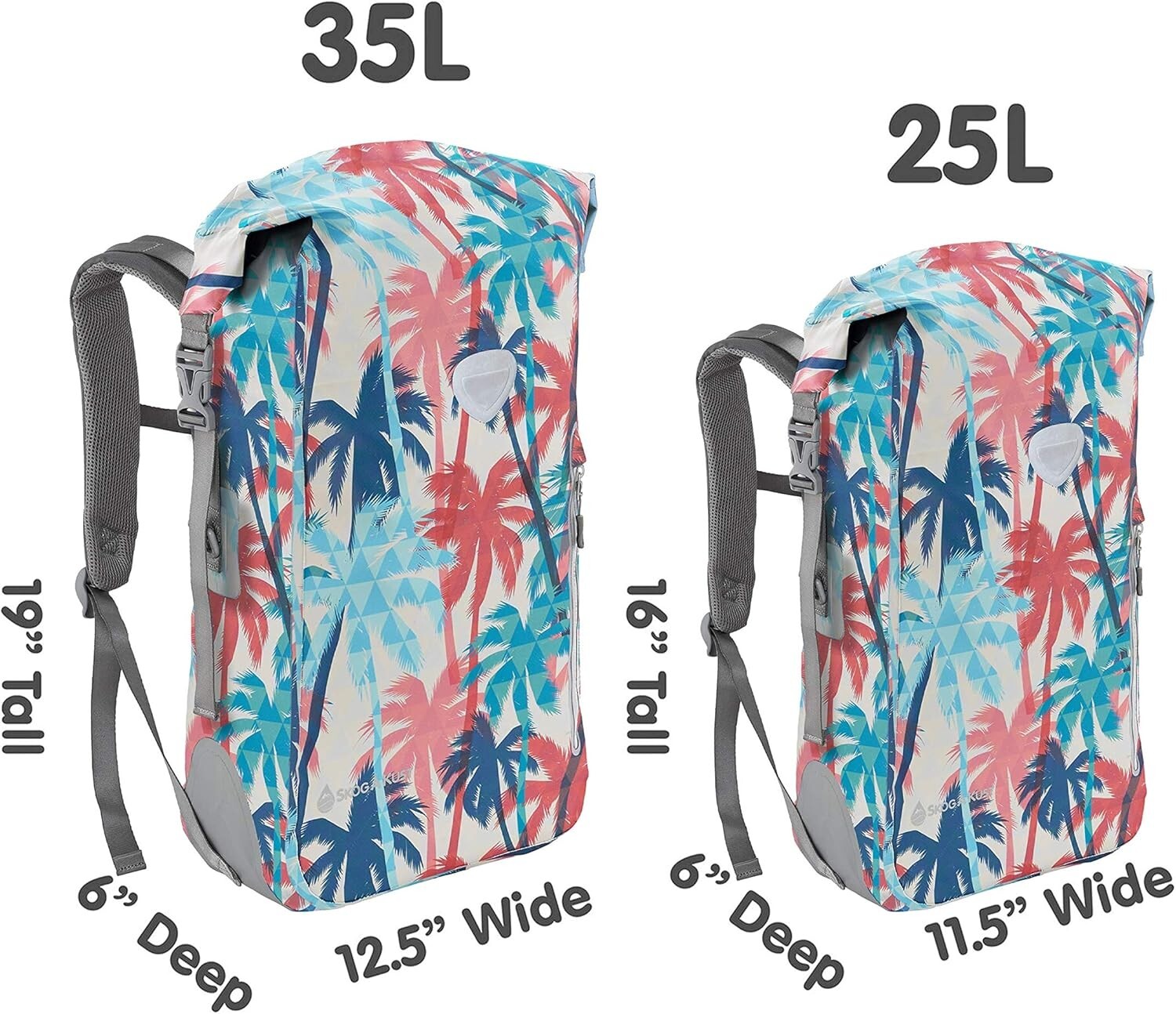 BackSåk Waterproof Floating Backpack - 25L & 35L Sizes with Exterior Pocket