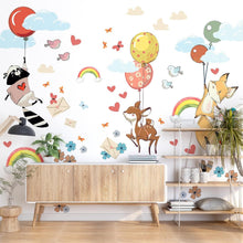 Load image into Gallery viewer, Removable Hot Air Balloon Wall Decals for Children - Eco-Friendly Decor Solution