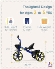 Load image into Gallery viewer, Interactive Kids Trike for Ages 24 Months to 4 Years - Develops Steering Skills