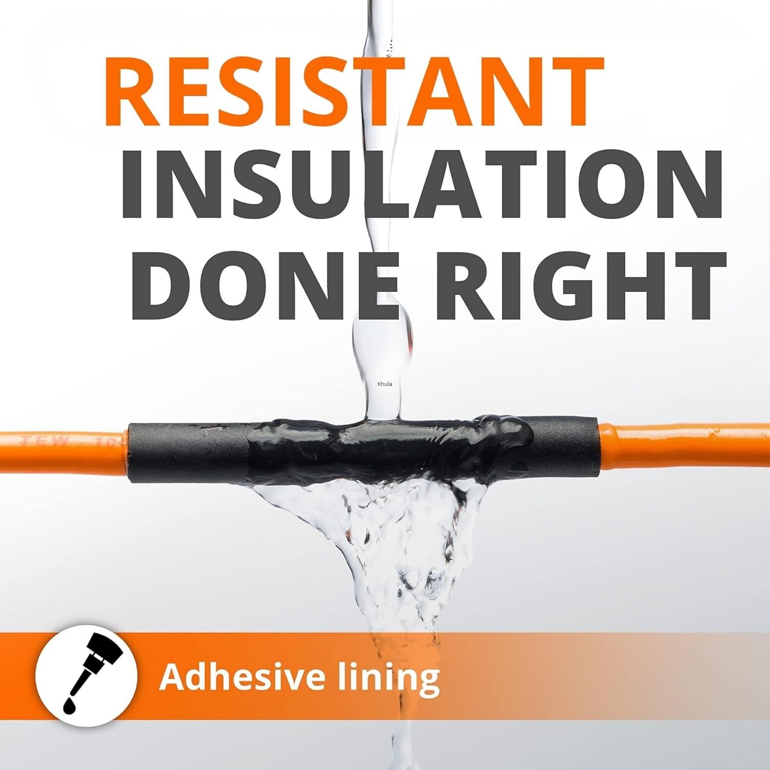 Black 2" Polyolefin Heat Shrink Tubing - 3:1 Ratio - Durable & Efficient