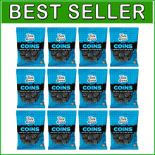 Load image into Gallery viewer, Salted Black Licorice Coins from the Netherlands - Perfect Gift Set of 12