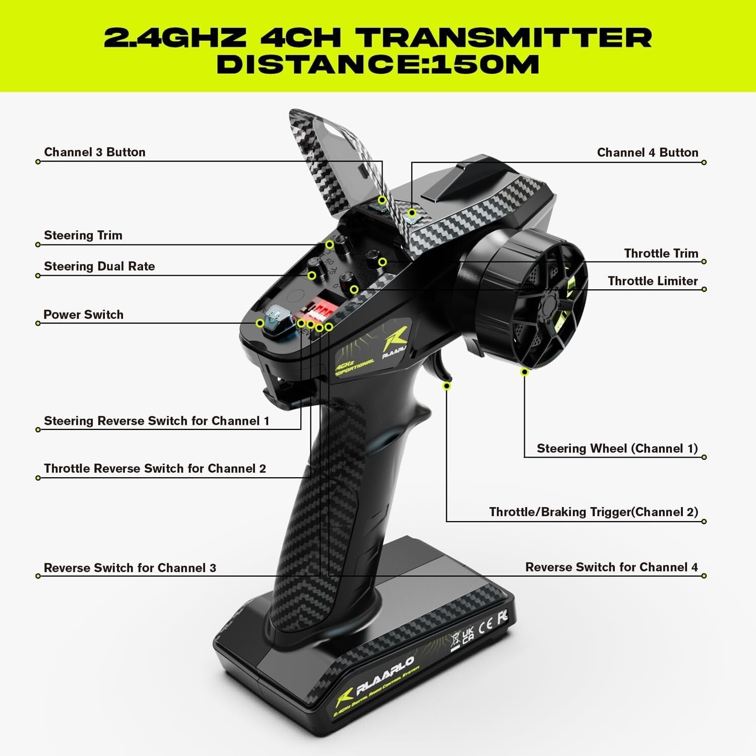 Fast 50mph Waterproof Monster Truck - Remote Control 1/10 Off-Road Adventure