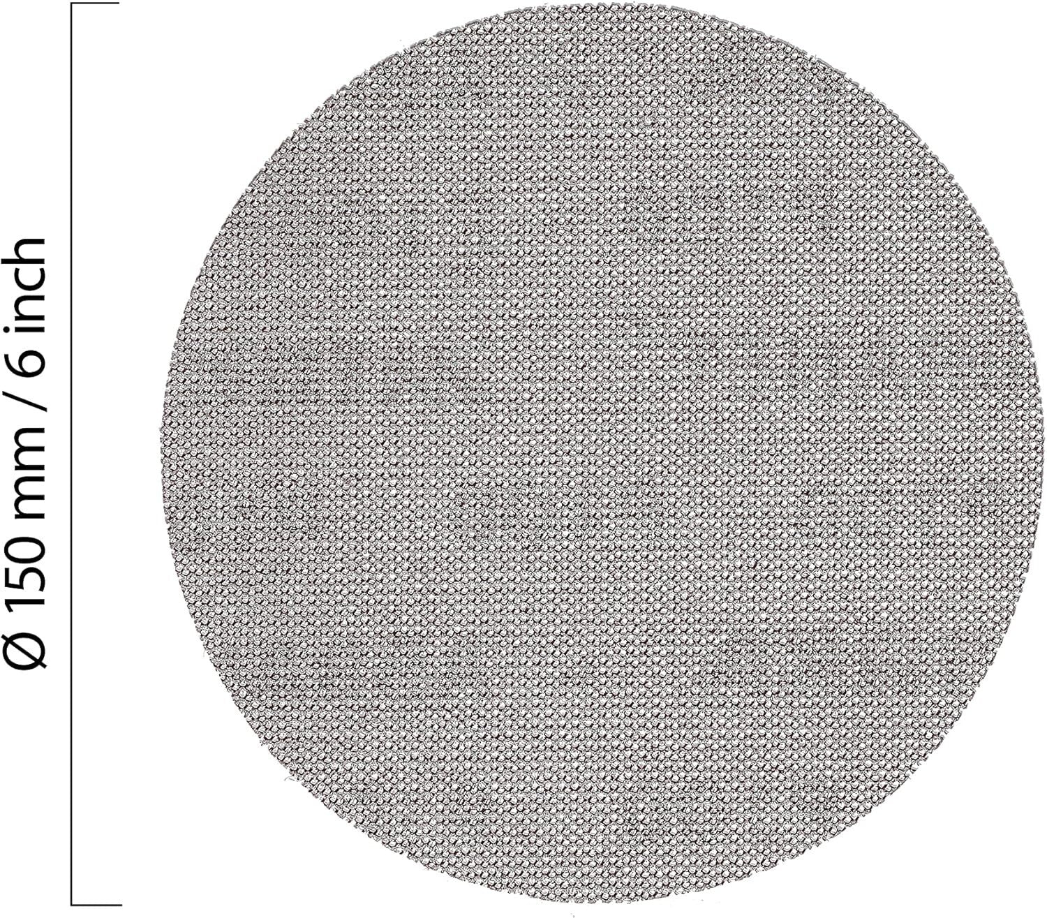 Versatile 6" Grit 120 Aluminum Oxide Sanding Discs - 50 Pack for All Surfaces