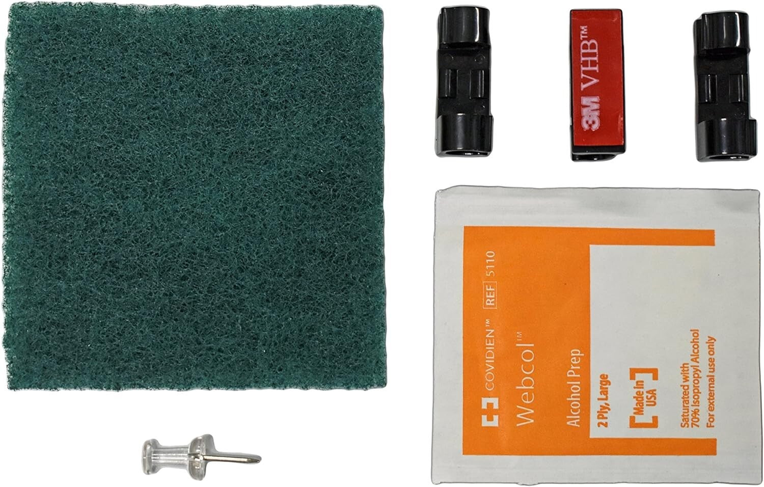 Efficient Stern Pad Mounting Kit for Large Transducers - No Screws Needed