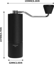 Load image into Gallery viewer, Manual Stainless Steel Coffee Grinder with Adjustable Coarseness - 25g Capacity