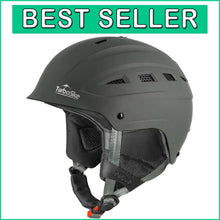 Load image into Gallery viewer, Adjustable Snow Sports Helmet in Matte Gray - Perfect for Skiing &amp; Snowboarding
