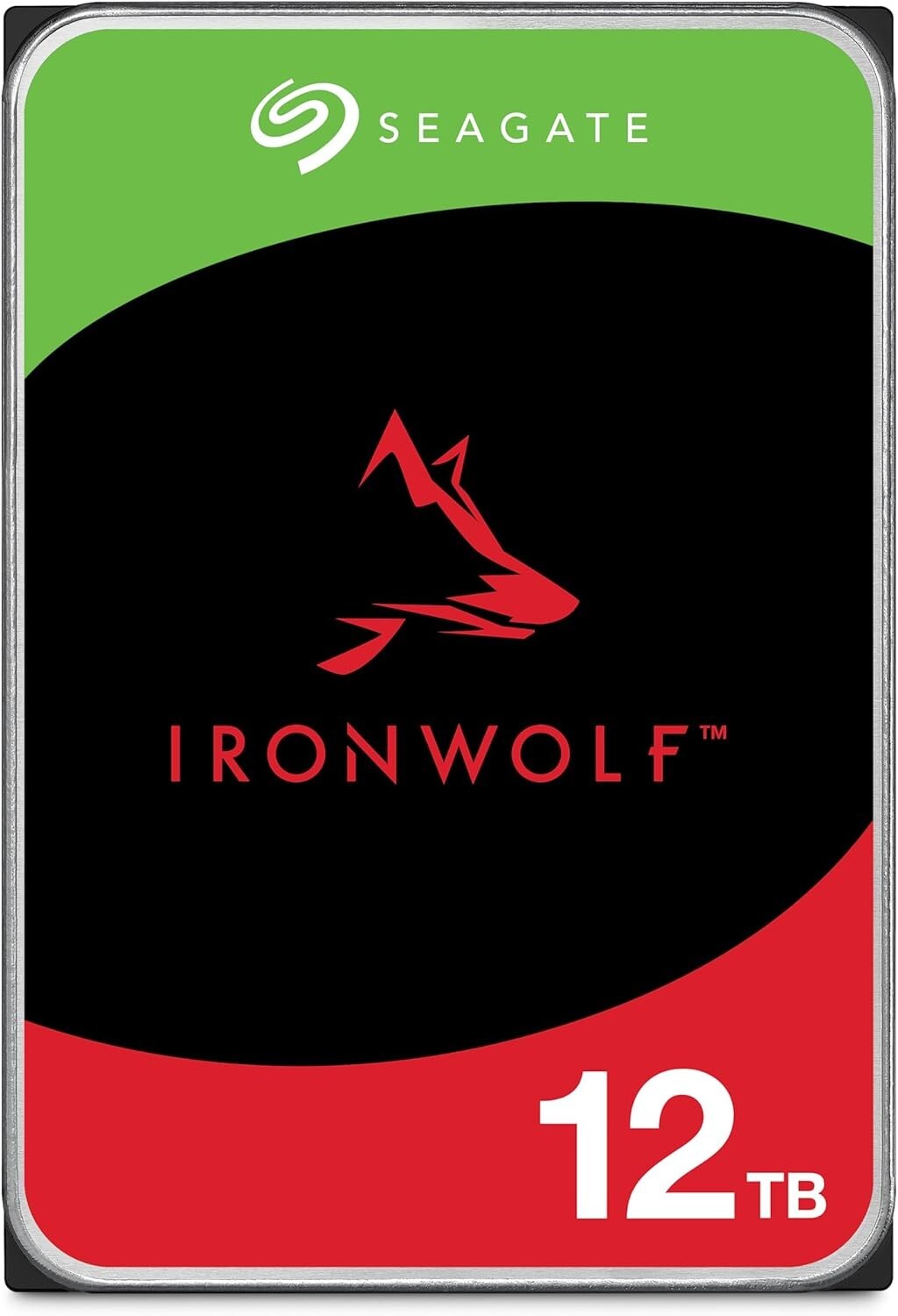 Reliable 12TB IronWolf HDD for RAID Network Storage - 5-Year Warranty Included