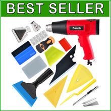 Load image into Gallery viewer, 29-Piece Deluxe Window Tint Kit with 2000W Heat Gun - Professional Installation