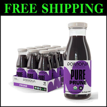 Load image into Gallery viewer, Refreshing 100% Pure Prune Juice - 12 Bottles, No Additives, Vegan-Friendly