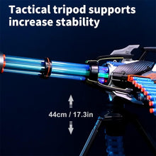 Load image into Gallery viewer, Motorized Blue Foam Dart Gun - 13m Range, 60 Darts, Perfect for Kids' Parties
