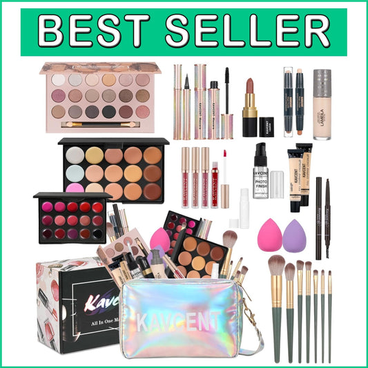 Ultimate Makeup Gift Set for Women: Includes Palettes, Brushes & More