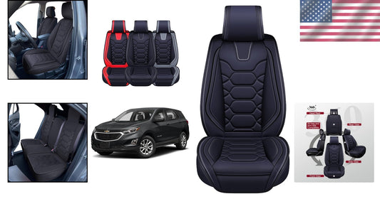 Custom Fit Waterproof Faux Leather Seat Covers for Chevy Equinox 2010-2025