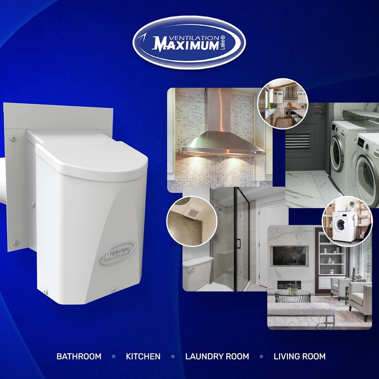 Energy-Saving 4-Inch Wall Dryer Vent Cover with Durable Steel Construction