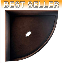 Load image into Gallery viewer, 8" Corner Shower Shelf - Retro Fit Wall-Mounted Organizer in Oil Rubbed Bronze