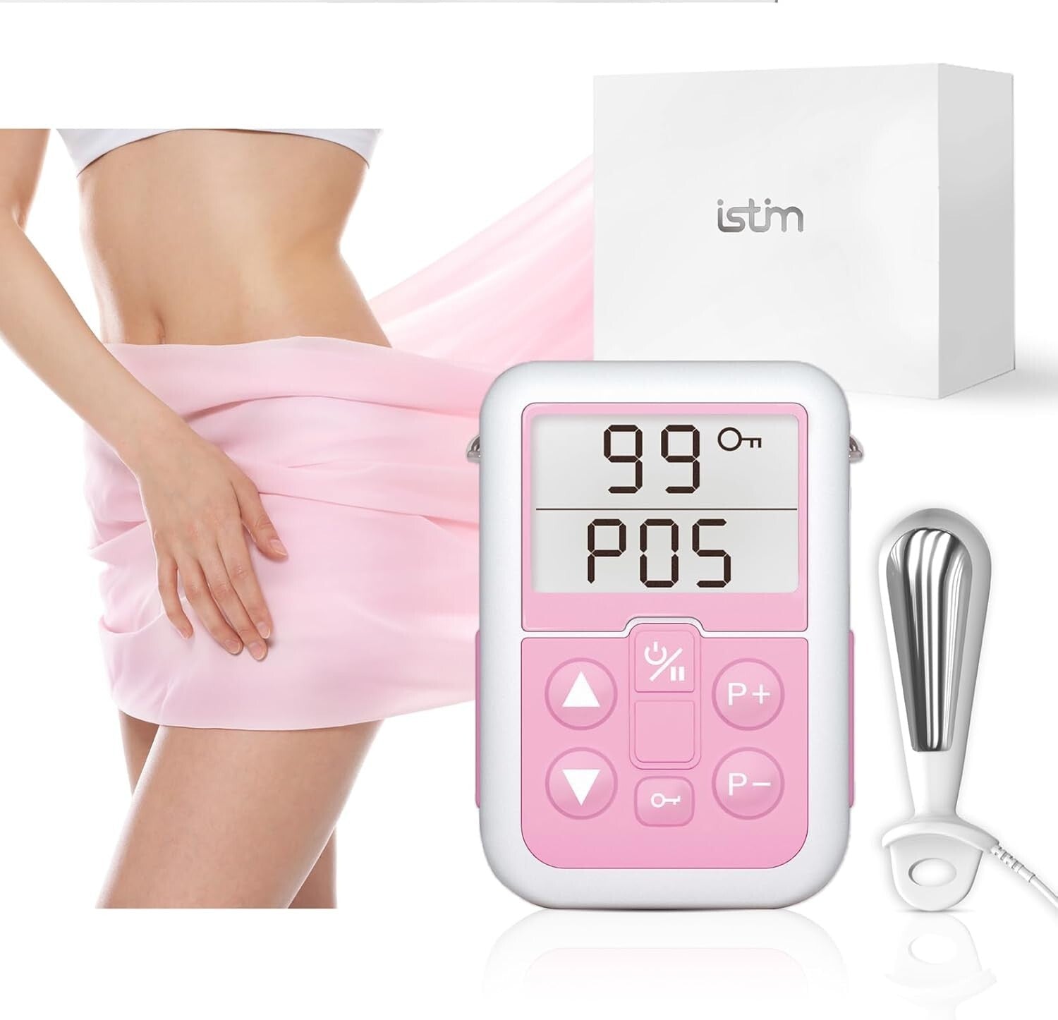 Kegel Exerciser & Incontinence Stimulator with Probe for Women’s Bladder Control