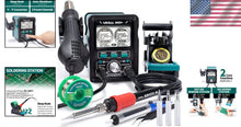 Load image into Gallery viewer, Professional EVO 2-in-1 Soldering Hot Air Kit with Lead-Free Solder Included