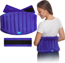 Load image into Gallery viewer, Luxurious Moist Heat Therapy Wrap for Back, Waist, &amp; Stomach - 54" Adjustable