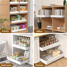 Load image into Gallery viewer, Expandable 2PCS Heavy-Duty Pull Out Drawer Organizers for Versatile Kitchens