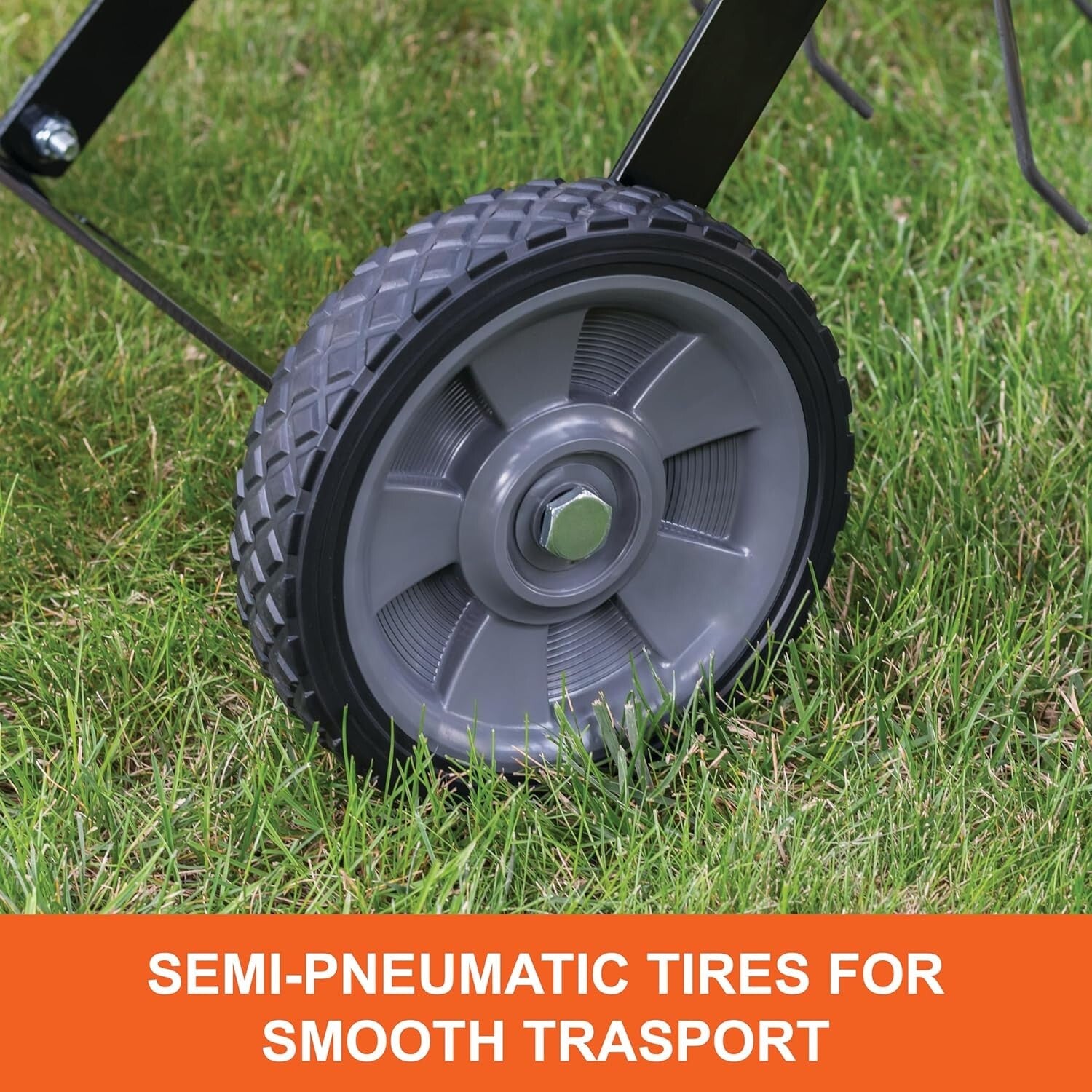 48-Inch Tow Behind Lawn Dethatcher with 24 Heavy-Duty Steel Tines - USA Made