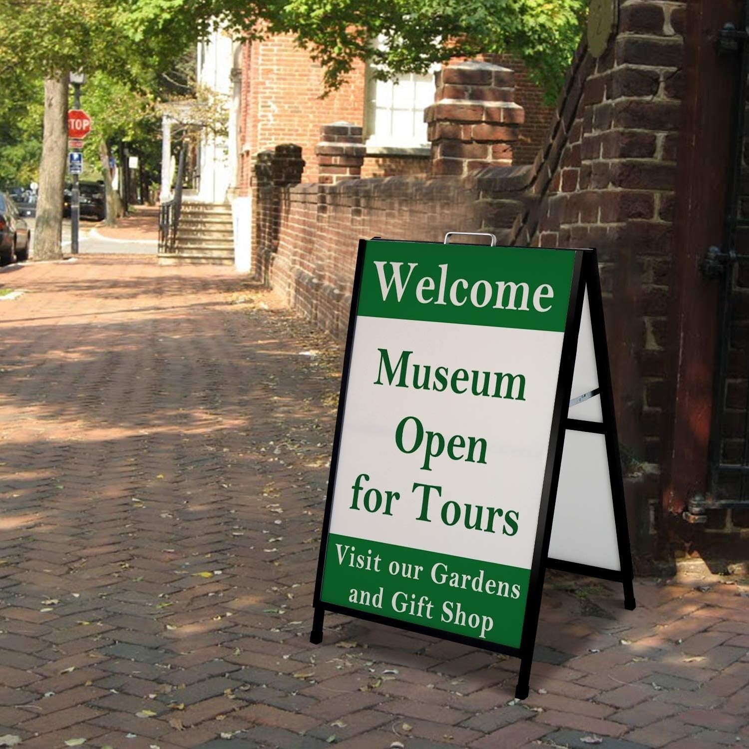 Attractive Heavy-Duty Portable Sidewalk Sign - 24"x36" for Restaurants & Events