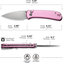 Load image into Gallery viewer, Versatile Pink Pocket Knife with 14C28N Blade - Perfect Gift &amp; Utility Tool