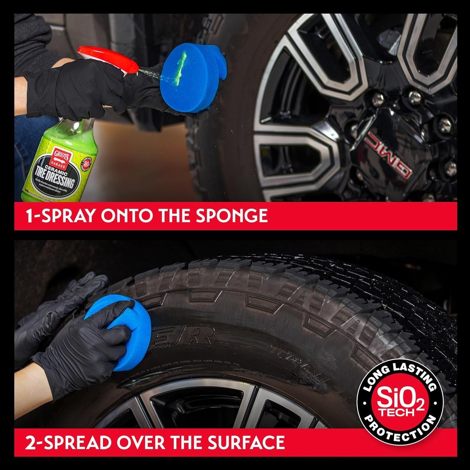 Ceramic Tire Dressing Coating - Long-Lasting Satin Shine for All Vehicles