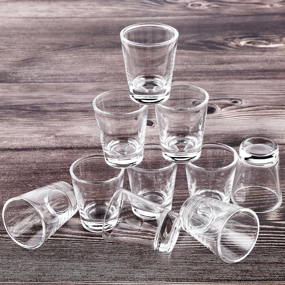 1.5 oz Crystal Shot Glasses - 48 Pack for Stylish Parties & Measuring Cocktails