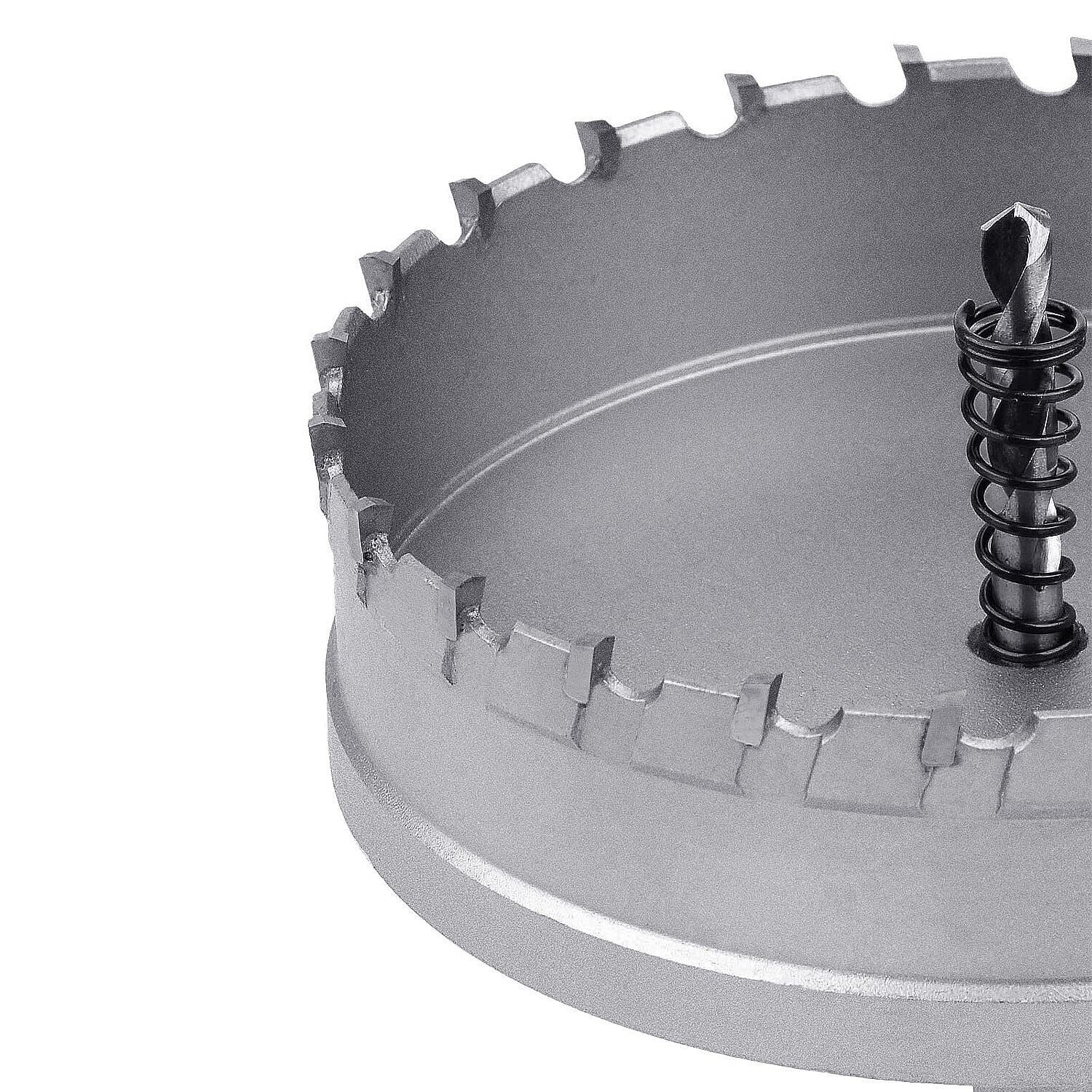 55mm Metal Hole Saw with Dual Drill Bits - Ideal for Wood and Metal Projects