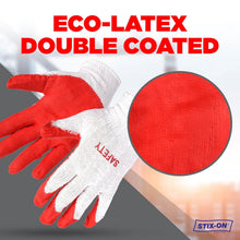 Load image into Gallery viewer, Versatile Non-Slip Work Gloves - 300 Pairs of Red Nitrile Coated Safety Gloves