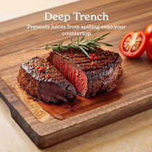 Load image into Gallery viewer, Set of 3 Elegant Walnut Wood Cutting Boards with Holder for Kitchen Organization